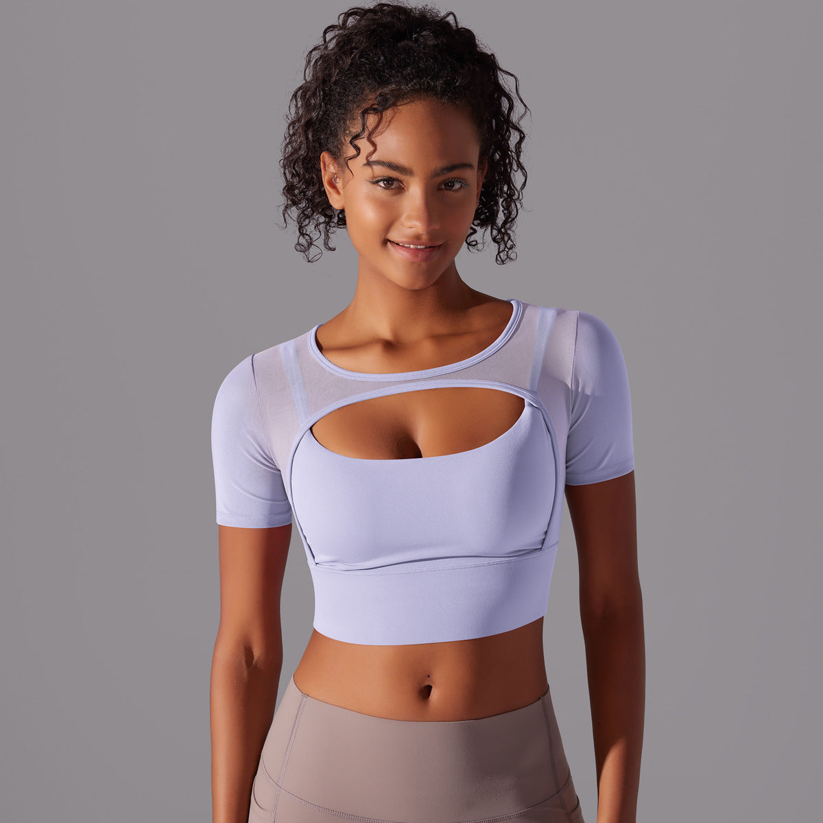 Double Layer Yoga Clothing Top