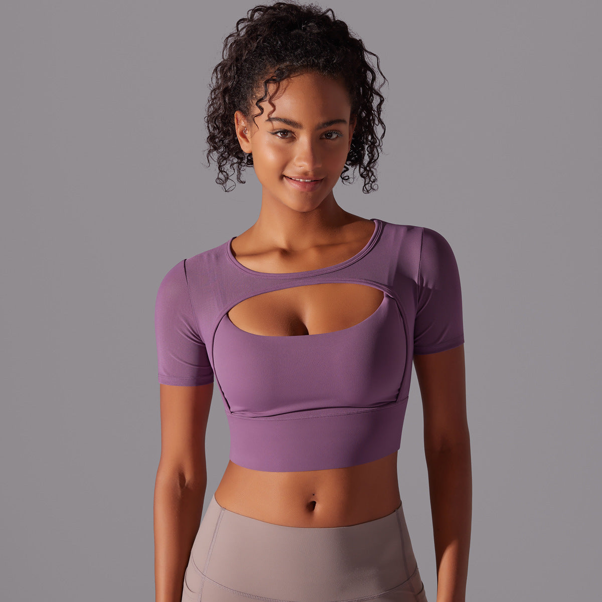 Double Layer Yoga Clothing Top