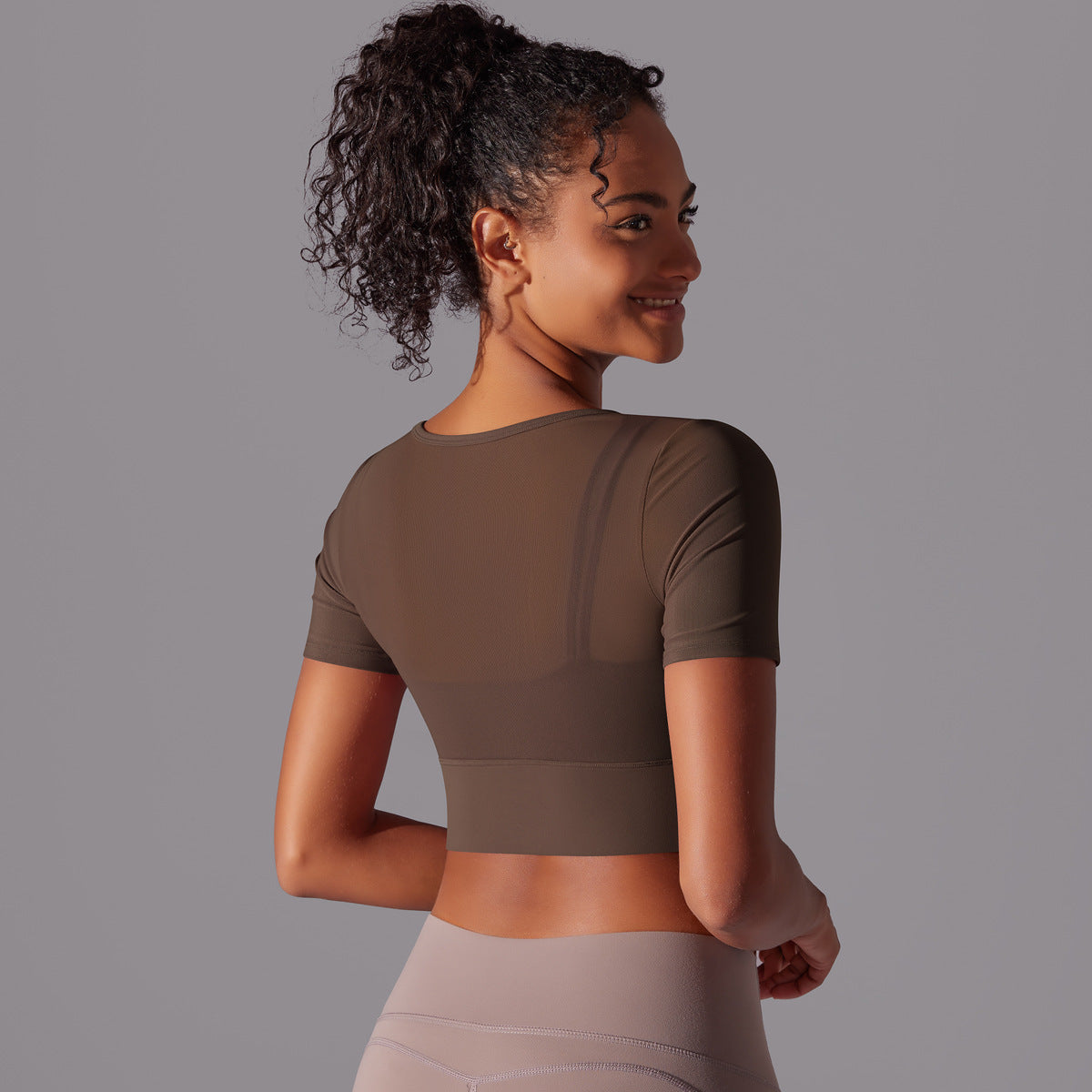 Double Layer Yoga Clothing Top