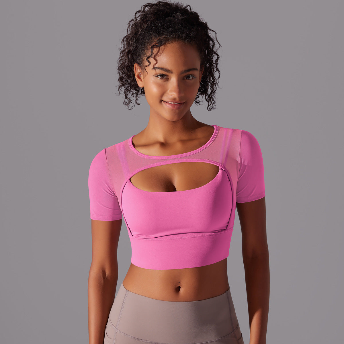 Double Layer Yoga Clothing Top