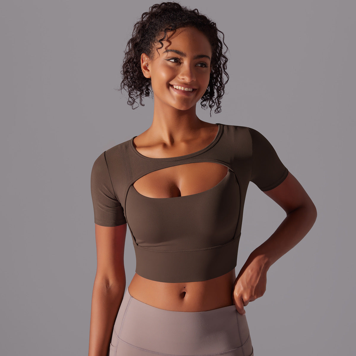 Double Layer Yoga Clothing Top