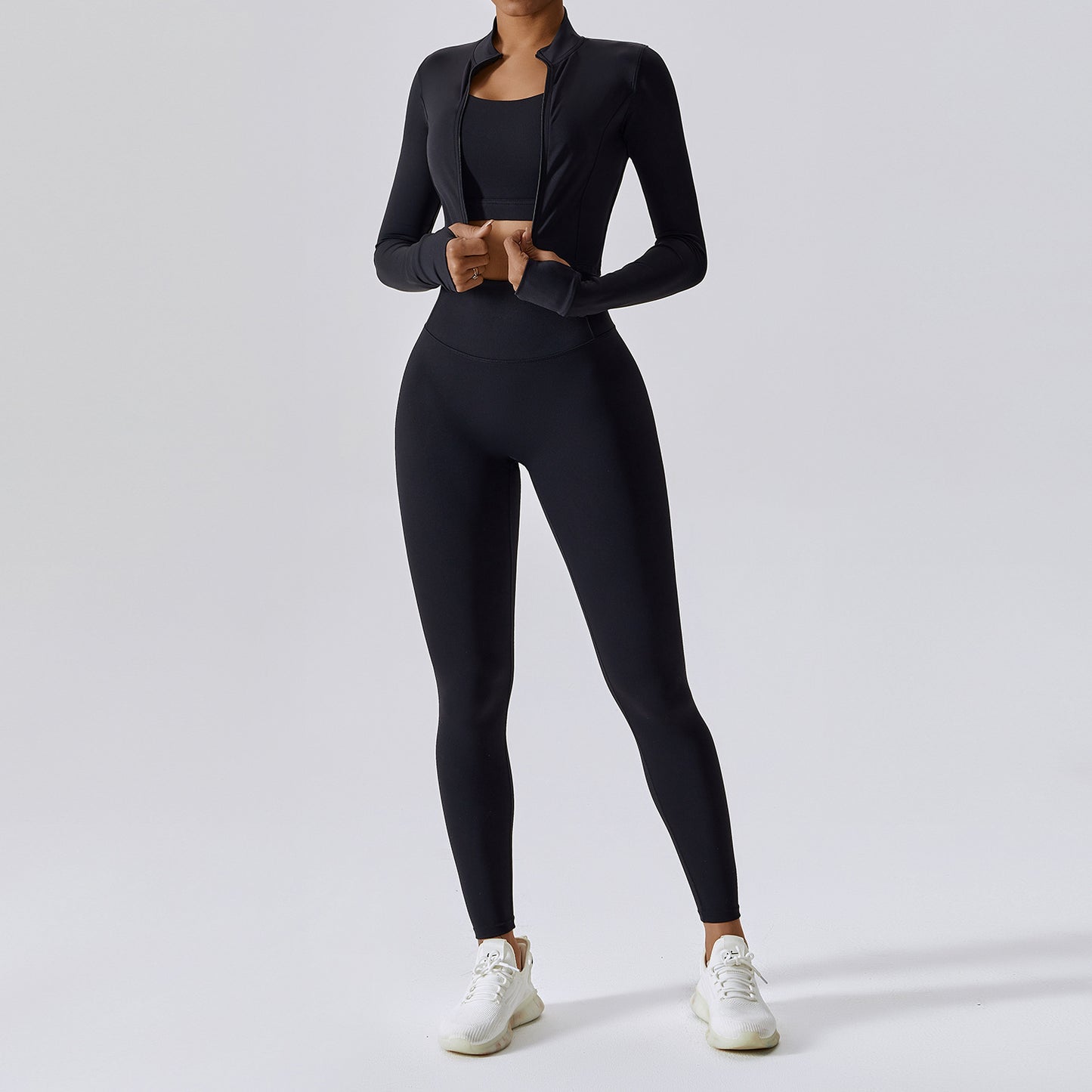 3 Pcs Shockproof High Waist Yoga Clothing Set