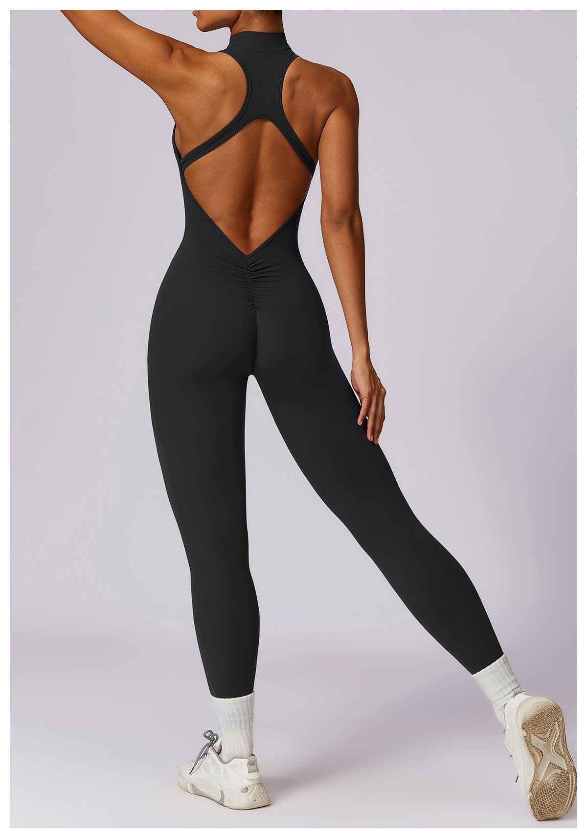 Quick-Drying Zipper Yoga Jumpsuit