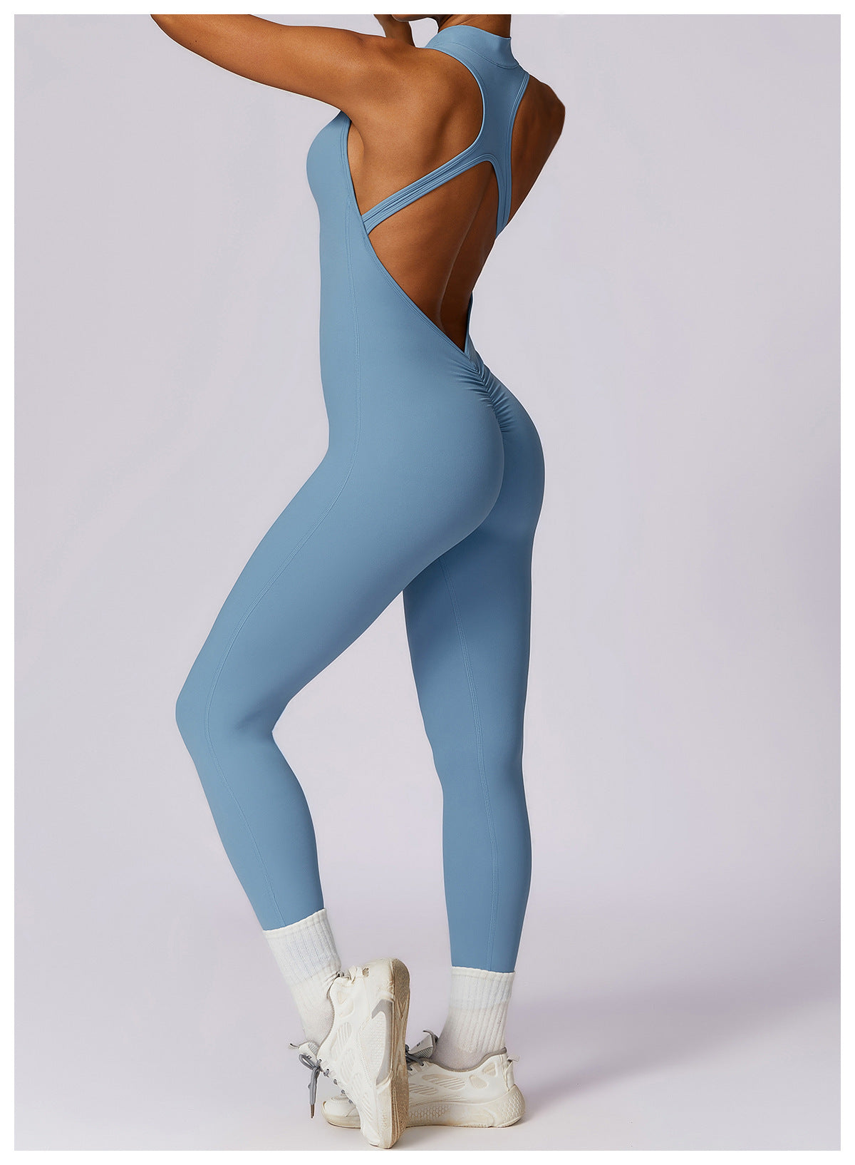 Quick-Drying Zipper Yoga Jumpsuit