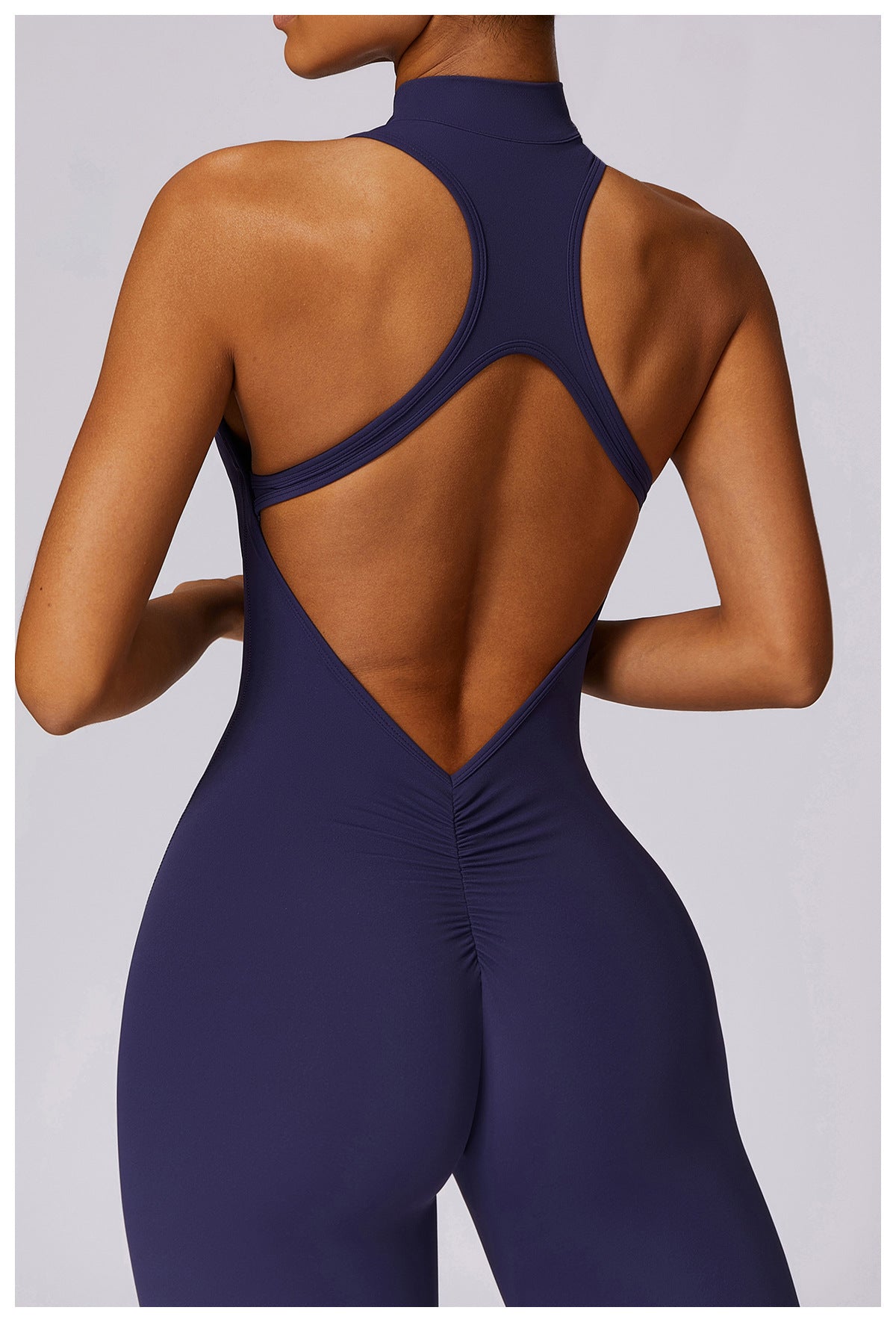 Quick-Drying Zipper Yoga Jumpsuit