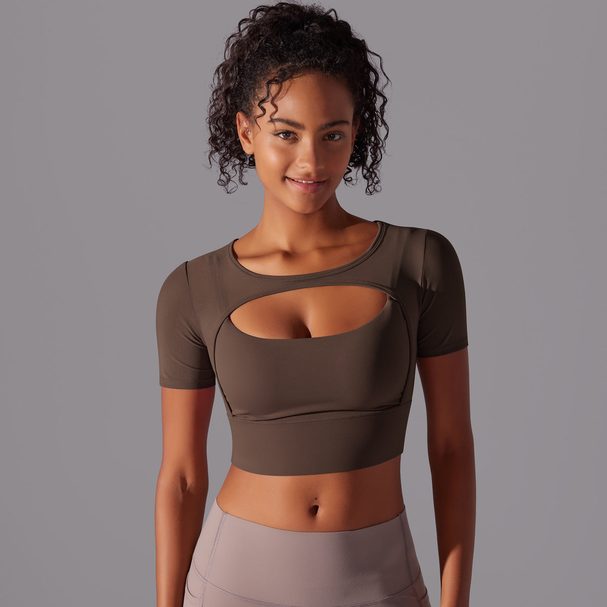 Double Layer Yoga Clothing Top