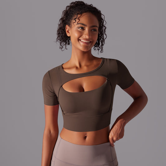 Double Layer Yoga Clothing Top