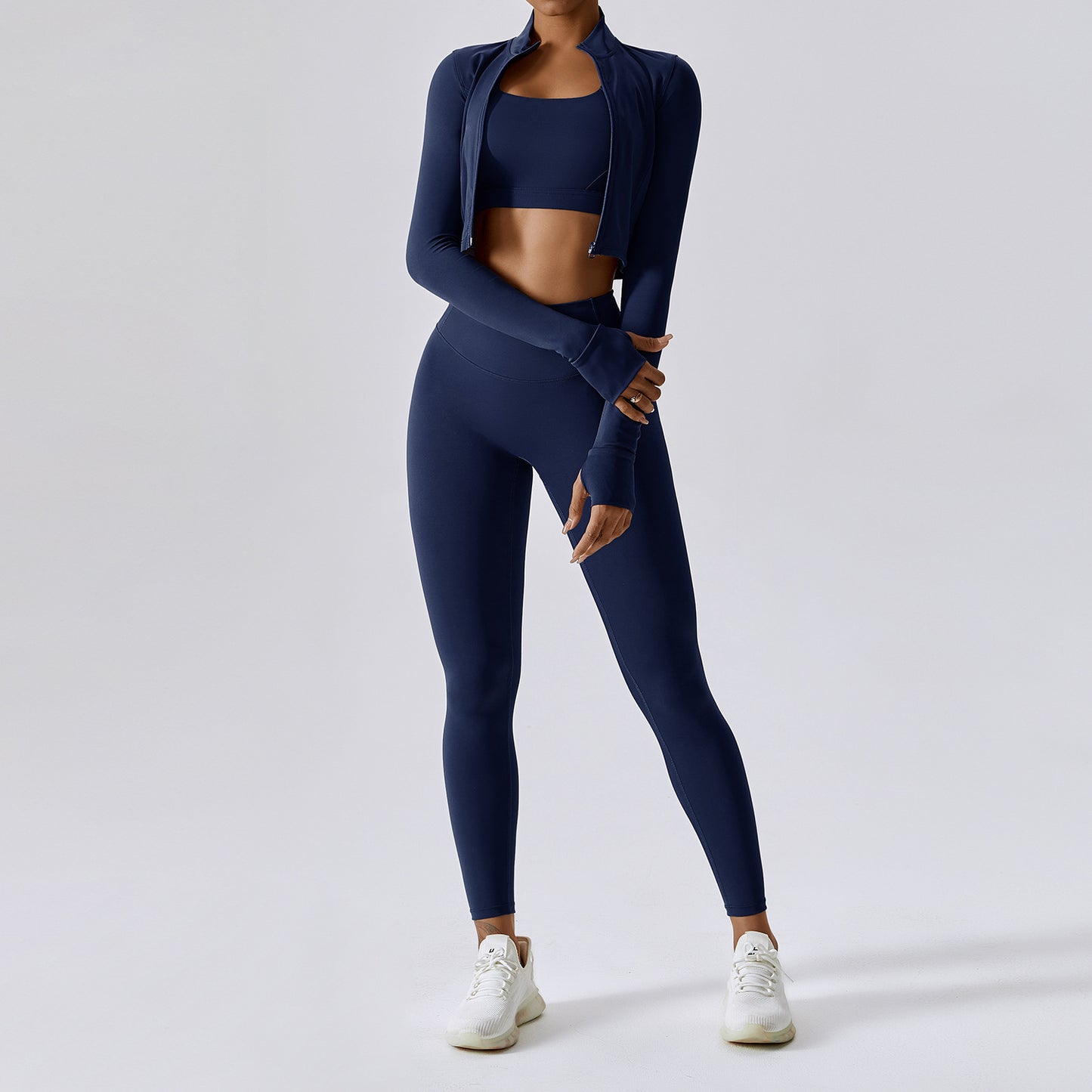 3 Pcs Shockproof High Waist Yoga Clothing Set