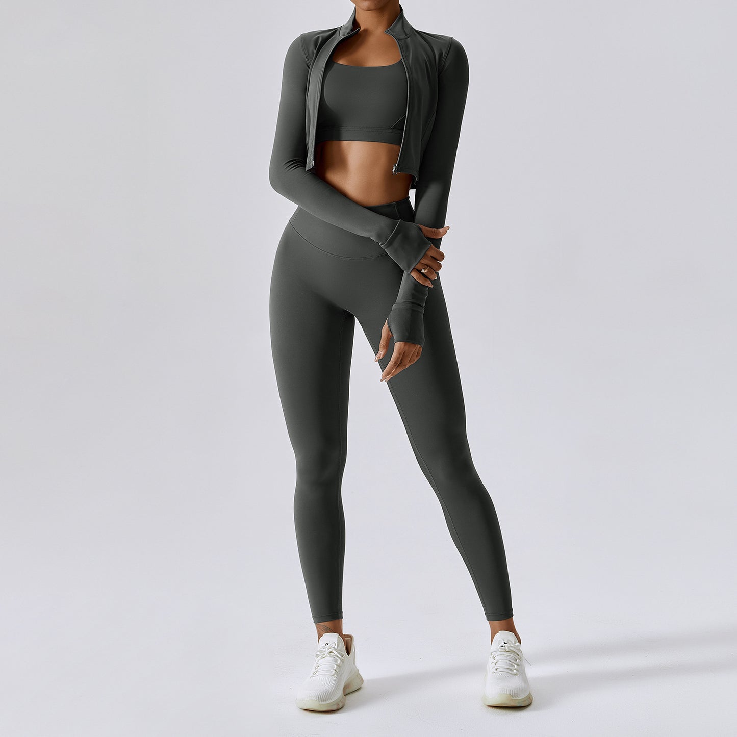 3 Pcs Shockproof High Waist Yoga Clothing Set